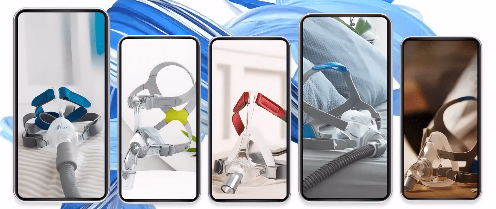 ResMed面罩款式、airfit(失眠、打鼾、睡眠障礙、呼吸中止症，睡眠用呼吸器)